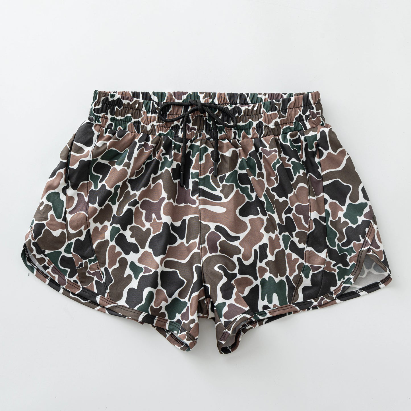 Mama & Kid Dry Fit Shorts. Black & White, Leopard, Cowboy-Cowgirl, Camouflage.