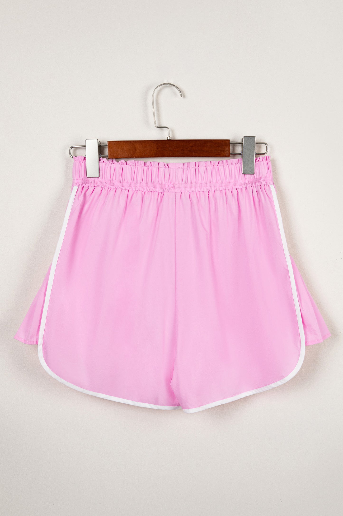 Lavendar Lane Clothing casual active shorts with contrast trim and pleated design, perfect for comfortable everyday wear.