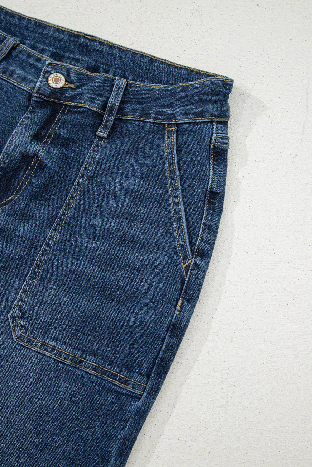 Ashleigh Blue Cropped High Rise Wide Leg Jeans