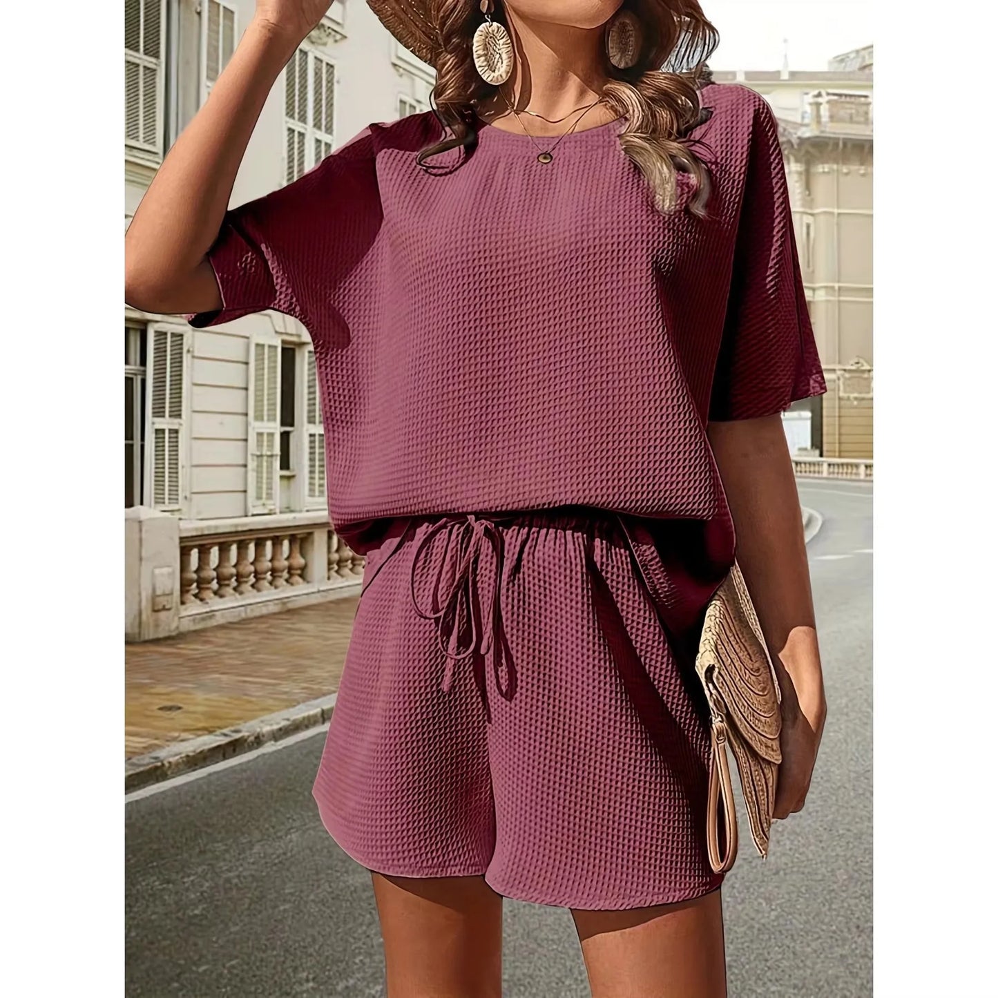 Women's Two-Piece Loose Short's Set-Variety Of Colors & Sizes