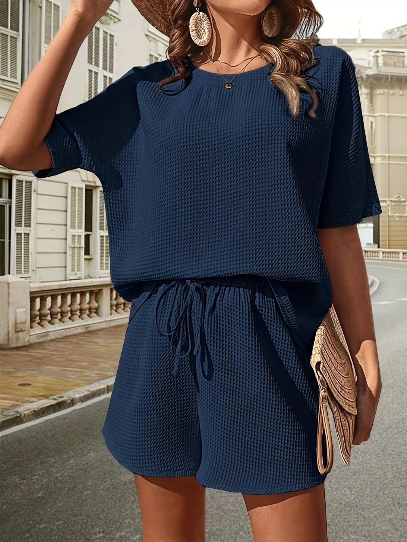 Women's Two-Piece Loose Short's Set-Variety Of Colors & Sizes