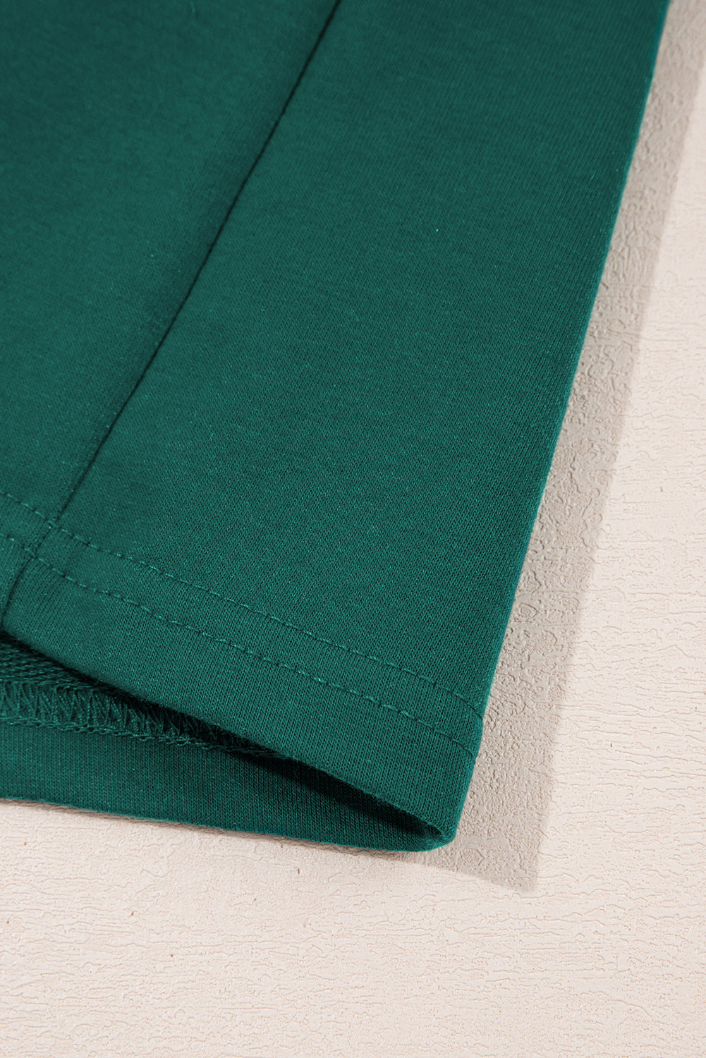 Evergreen Colorblock Edge Drop Shoulder Top and Skort-2Pcs Set